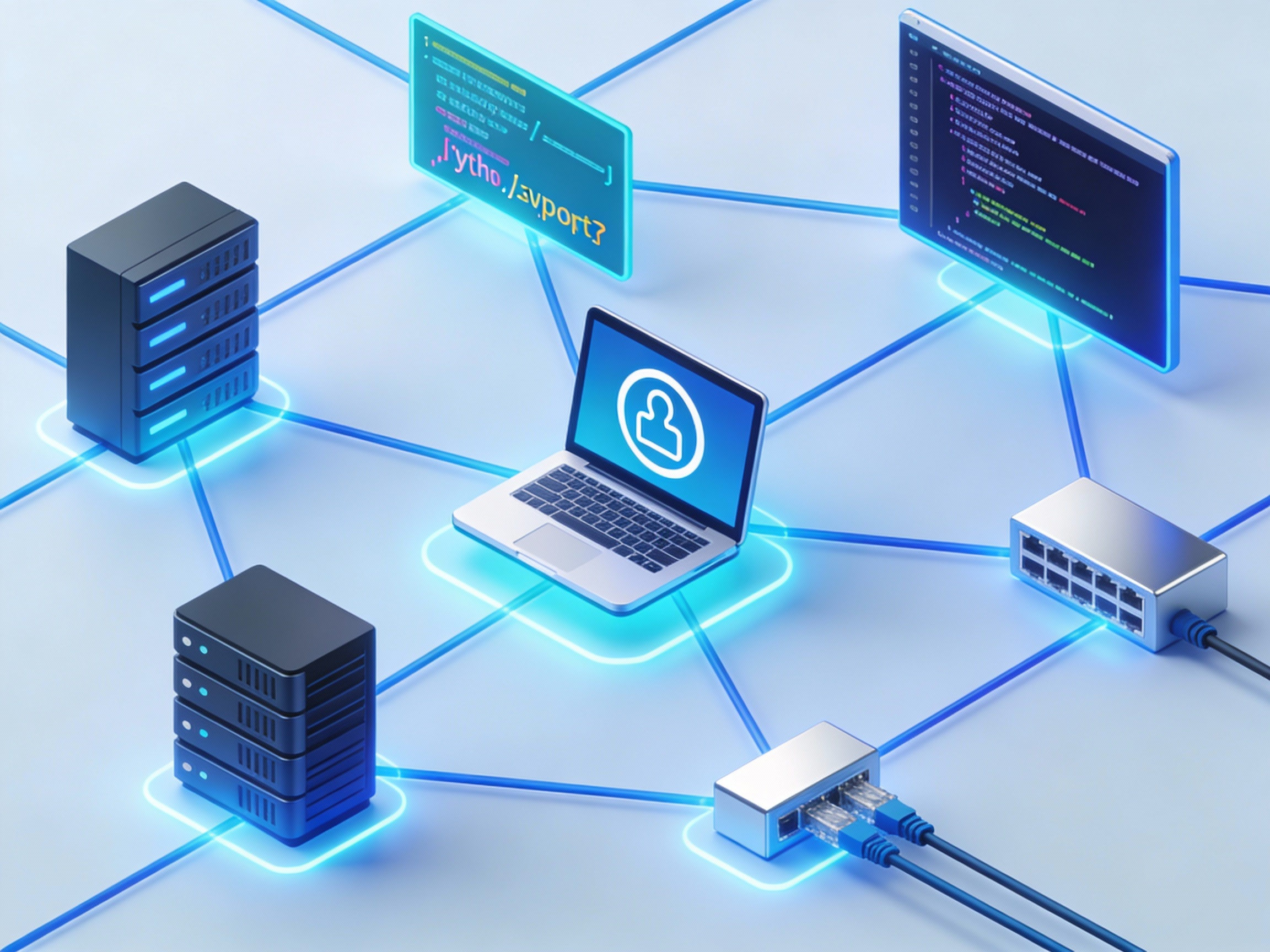 Netzwerk- und Infrastrukturservice mit WLAN, Server und Backup-Lösungen von SOUL Informatik GmbH.